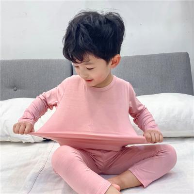 China New Product Customized Modal Cotton Bamboo Pajamas QUICK DRY Set Pajamas Kids Baby Pajamas Set for sale