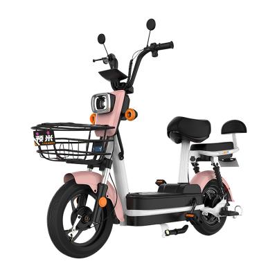 China Lead Acid Battery Bikes Long Distance Electric Motorcycle 48V 350W Electric Bike Scooter For Adults for sale