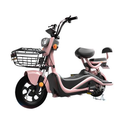 China Long Mileage Lead Acid Battery 350W Two Seater Light Electric Bike Electric Bike For Adults for sale