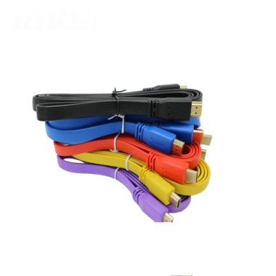 China OEM 1.5m 3m 5m 10m 15m 20m COMPUTER OEM 1.5m 3m 5m 10m 15m 20m Ethernet 18Gbps Flat Cable for PS4 PS3 Laptop to HDTV Projector for sale