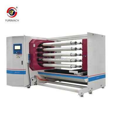 China 10 shafts automatic rotary cutting machine slitting machine for PVC electrical tape masking tape for sale