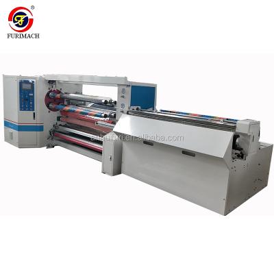 China four shafts auto adhesive bopp tape/masking tape roll rewinding machine for sale