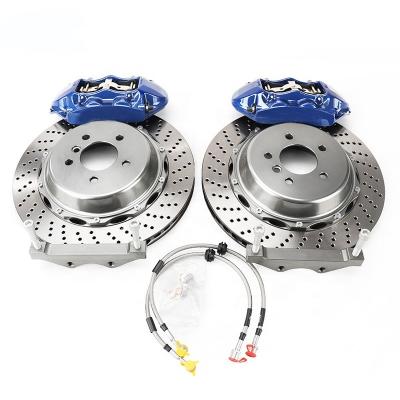 China Front Wheel Jekit Car Brake Caliper Custom Color With 355*28mm Drilled Disc Brake For Honda Accord Rear Brake Caliper for sale