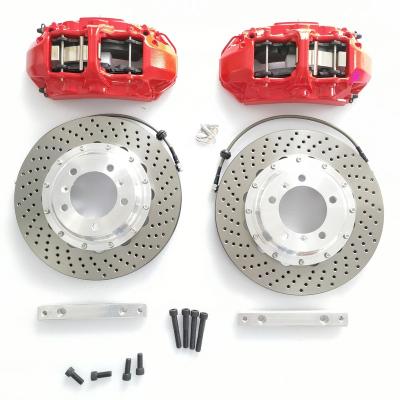 China Front Wheel 6 Pot Brake Kit Brembo GT6 355*32mm Drilled Kit For Porsche Boxster 987 for sale