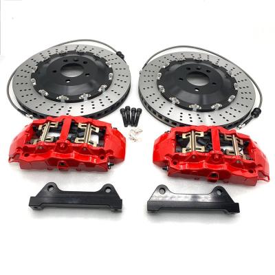 China Red front wheel Jekit 8 pots brake caliber 380*34mm disc rotor for mercedes w212 gls 166 sequoia tundra front brake for sale