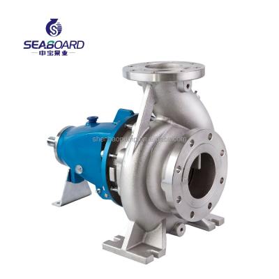 China Water tansfer stainless steel end suction centrifugal water pump for sale