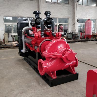 China China diesel engine fire engine diesel engine end suction centrifugal pump firghting water pump for sale