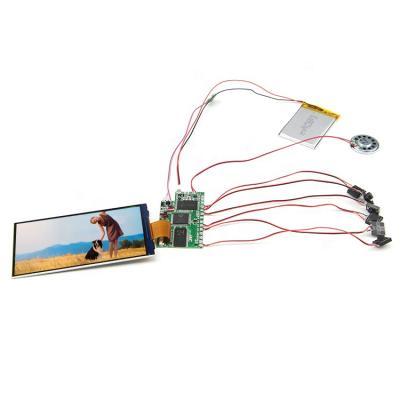 China China 2.4 4.3 5 7 inch tft lcd screen vcr portfolio card module for sale