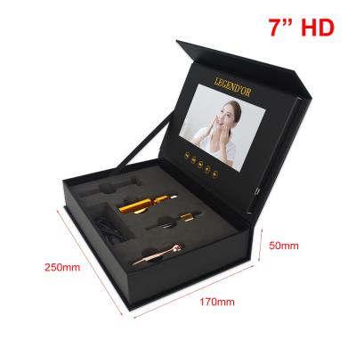 China Europe Custom 7 Inch LCD Digital Video Playing Brochures Box for sale