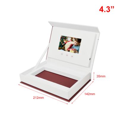 China Custom Wedding Europe Invitation Merry Christmas Brochure Video Boxes for sale