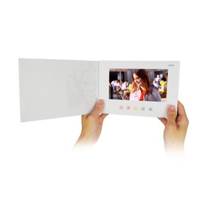 China China custom 4.3 5 7 10 inch lcd tft screen video brochure catalog for gift invitation business card greeting marketing for sale