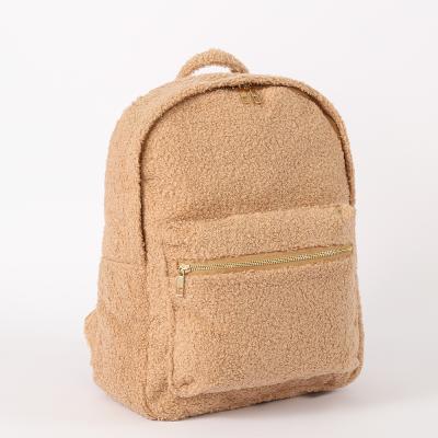 China Comfortable and Soft for Winter Fluffy Cute Backpack Outdoor Travel Girls Backpack Bag Kids Student School Backpack Bag for sale