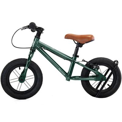 China Hi-Ten High End Quality Steel 12 Inch Newbie With Rear Brake Two Wheels Mini Kids Children Walking Balance Bike For Toddler for sale