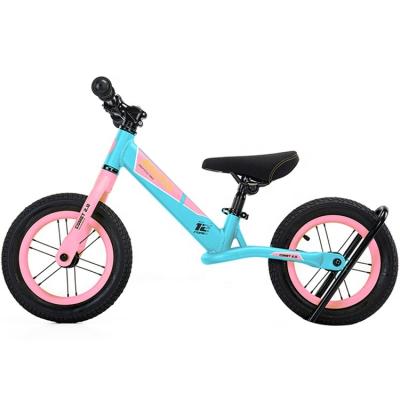 China Hi-Ten Steel Rookie Hot Sales Aluminum Alloy 12/14/16 Inch No Pedal Kid Training Balance Bike For Toddler for sale