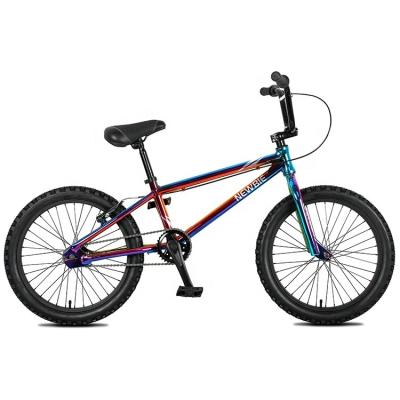 China Hi-Ten Custom Logo OEM Steel Rookie Bikes Cheap Sports Street Freestyle Kids BMX Children's Bikes 20 Inch for sale