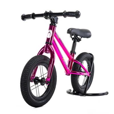 China Aluminum Alloy NEWBORIDER Manufacturer Direct Kids Run Bicycle Balance Bike Oil Slick Paint OEM Children Balance Bike for sale