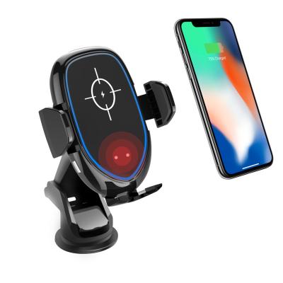 China Convenient wholesale inalambrico 10W 15W cargador cargador red and blue fast charging wireless charger car charger for sale