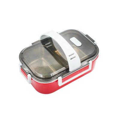 China Bulk Kids Food Bento Two Compartment Lunch Box 304 Stainless Steel Bpa Free Heatable Eco-Friendly Food Container for sale