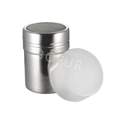 China Viable Shaker Spice Bottle Kitchen Supplies Pepper Storage Container Stainless Steel Jar Spice Seasoning Jar for sale