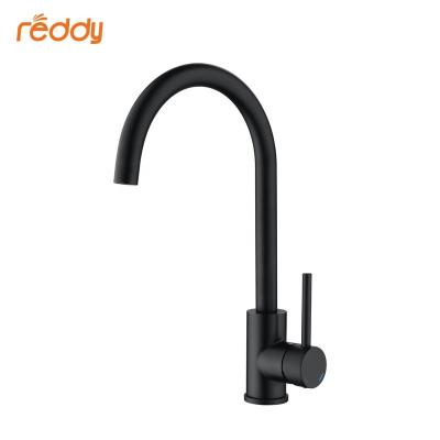 China cUPC SUS304 Faucets Thermostatic J-Shaped Hot Cold Outlet Warranty Single Handle Pull Out Kitchen Sink Long Spout Main Mixer Tap Faucet for sale