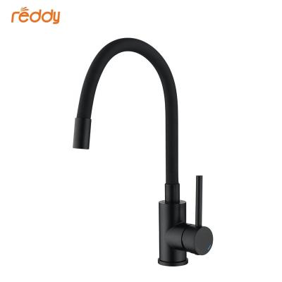 China Thermostatic Faucets Reddy Branded Kitchen Sink Mixer Tap 360 Degree Rotation Single Handle Pull Out Stainless Steel Finish Kitchen Faucet for sale