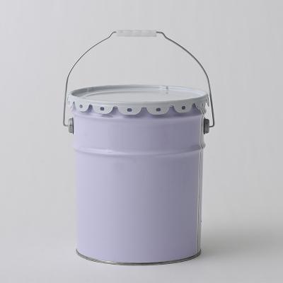 China factory Open head steel oil can Chemical Paint Oil Bucket With Lid for sale