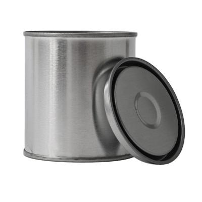 China stainless steel 250ml Round tin can excellent cannaburst tin can for food for sale