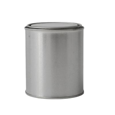 China new design seamless tea tins canister factory round tin can for gift for sale