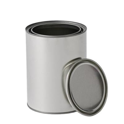 China Customize metal tin boxes stainless steel candle olive oil tin cans with lid for sale