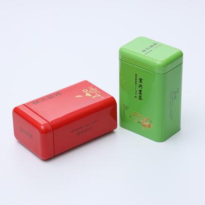 China Custom colors and patterns metal tin box tea tins canister gift box for sale