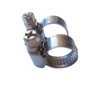 China German Pipe Clamp Type 304 Quick Fit Strong Steel Throat Circle For Repair Cable for sale