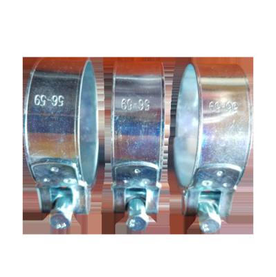 China W1/W2/W4 Bolt Screw Stainless Steel Single Pipe Top Heavy Corrosion Resistance Type Clamp for sale