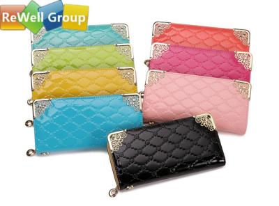 China Han Edition Ladies Leather Business Bags Long Zipper Wallet for Women for sale