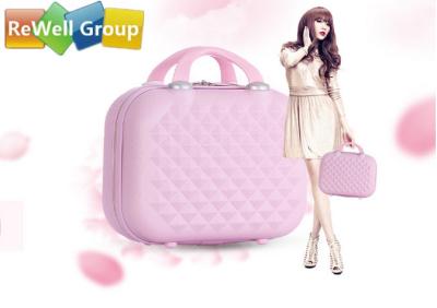 China Fashion Waterproof ABS Bin Mini Cosmetic Trolley Bag 14 inch for Girls for sale