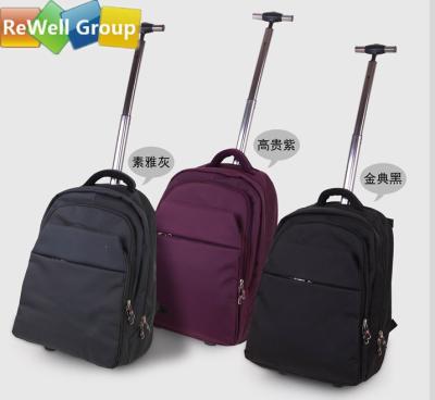 China Travel Aboard Rod Backpack Laptop Trolley Bag Tourist Travel Belongings for sale