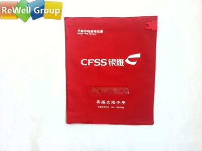 China Nylon 190 Locking Bank Bag , Waterproof Special Bank Deposit Bags for sale