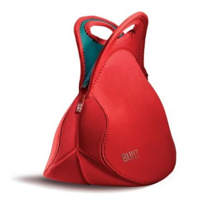 Cina Il rosso ha isolato la borsa Zippered del pranzo del neoprene per l'adulto con il logo del trasferimento di calore in vendita