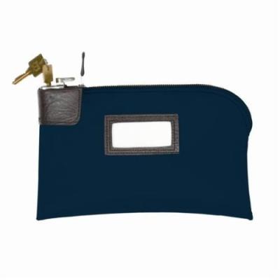 China 7 Pin MMF Locking Security Bank Deposit Bags 18 oz Duck 11 x 8.5 Navy Blue for sale