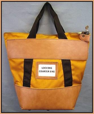 China Canvas Locking Bank Bag for sale