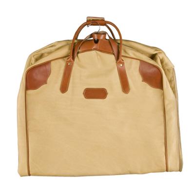 China Extra wide Leather Canvas Garment Cover Bag for Storage Eco - friendly for sale