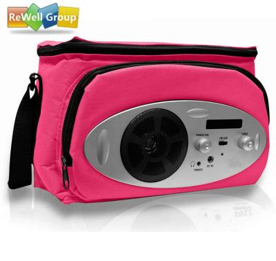 China 600D Pylesports Radio Cooler Bag Speaker System Am / Fm  Headphone for sale