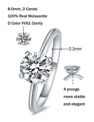 China Hot Sale FASHIONABLE 925 Sterling Sliver Ring Wedding Ring Plain Band for sale