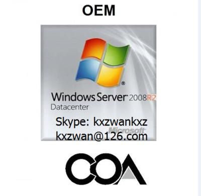 China Windows Server 2008 R2 Enterprise OEM Package With DVD Media - 100 % Genuine Key - Win Server 2008 OEM COA for sale