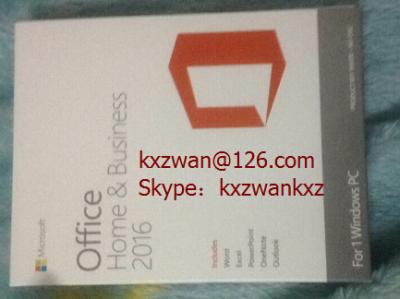 China Wholesale Microsoft Office 2016 Home and Business PKC with new Retail FPP Keys for sale