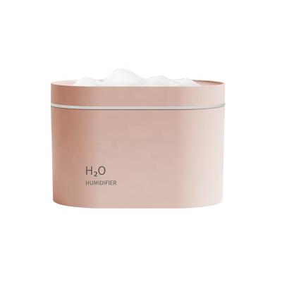 China PM-H1 Hotel New Arrival Mini Portable USB Air Humidifier Essential Oil Diffuser 800ml H2o USB Humidifier Charging LED Light for sale