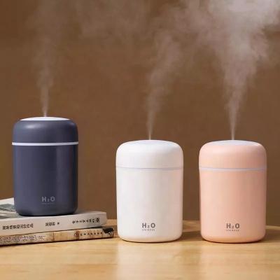 China Car PM-H3 Car Diffuser Atomizer 280ML LED Ultrasonic Car Humidifier Air Purifier Mini Portable Light Humidifier for Home Office for sale