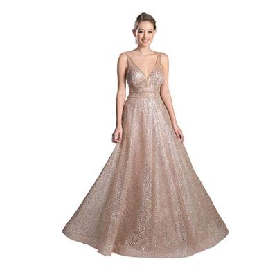 China New Breathable Bridesmaids Dresses Gold Shelves Maid Of Honor for sale