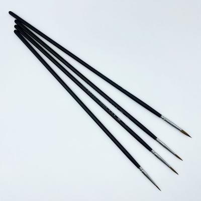 China The Paint Brush for Watercolor Detail Model Paint Brushes 4pcs for Acrylic, Gouache, Oil, Tempera and Face Painting for sale