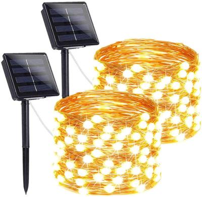 China Imeelighting Christmas Decoration Led Outdoor Solar String Lights 5m/10m/20m Fairy Christmas Party Waterproof Garland Solar Garden Decorative Light for sale