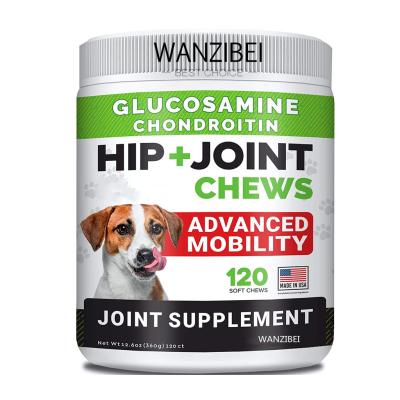 China Stored Glucosamine for Dogs Hip and Joint Supplement Advanced Mobility Chews for Dogs Joint Pain Relief with Omega 3 Chondroitin MSM for sale